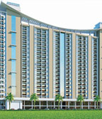 Curved residential towers — development render — MAMS Infra